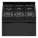 ESTUFA A GAS WHIRLPOOL DE 30" DE 6 QUEMADORES CON HORNO LWFR3400